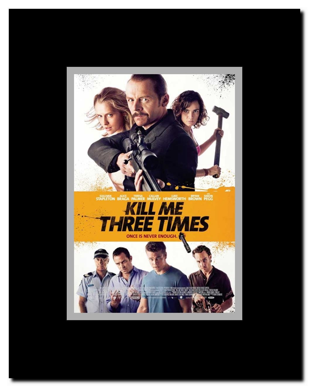 Kill Me Three Times Framed Movie Poster