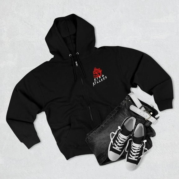 Kill Or Be Killed Premium Full Zip Hoodie