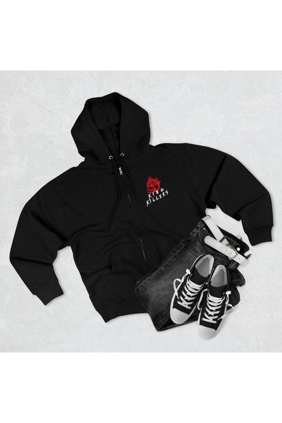 Kill Or Be Killed Premium Full Zip Hoodie