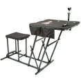 thumbnail image 1 of Kill Shot Portable Shooting Bench Seat with Adjustable Table Gun Rest, 1 of 6