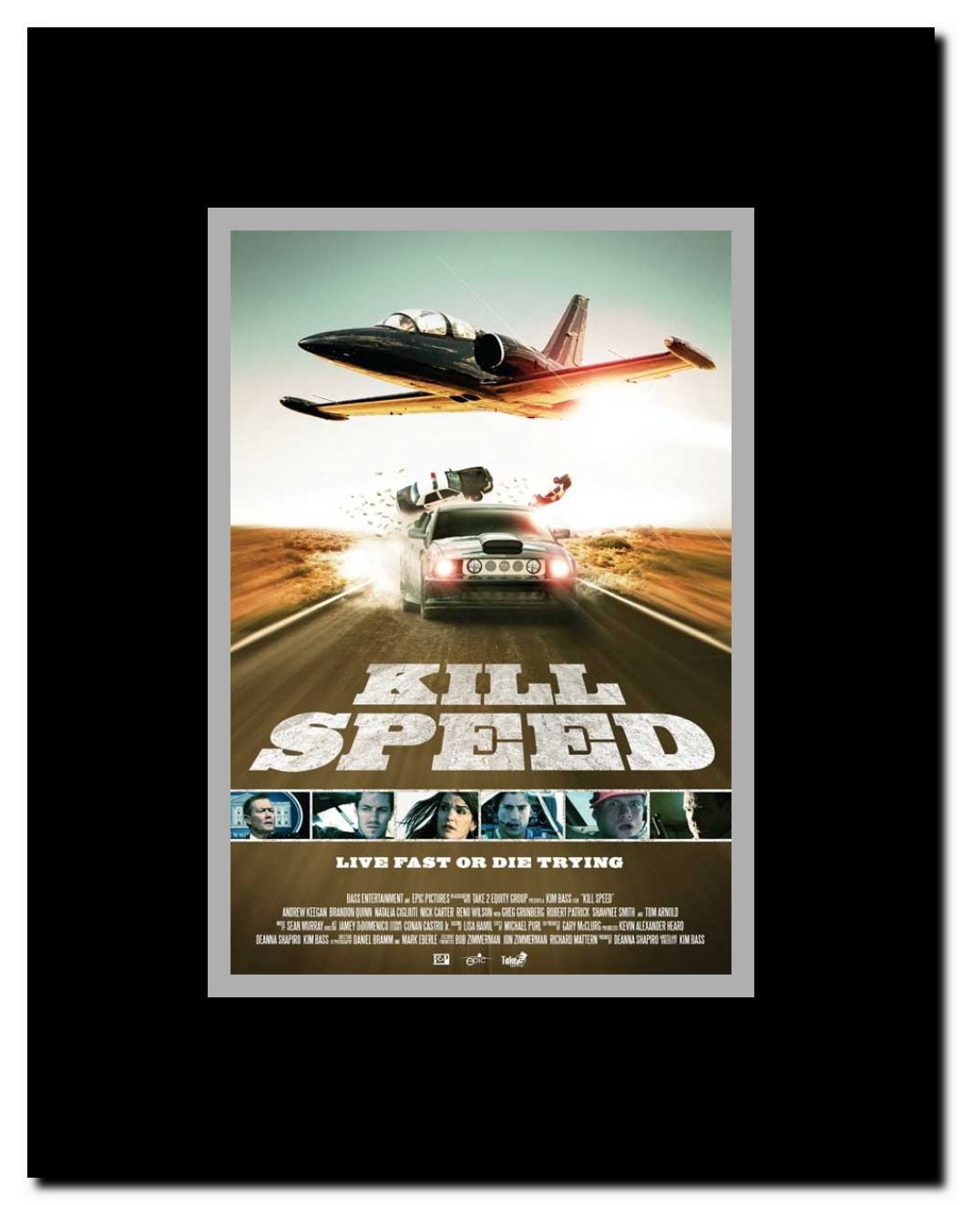 Kill Speed Framed Movie Poster