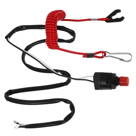 Kill Switch Boat Motor Lanyards Engine Start Push Button Boat Ignition Button Boat Engine Cord