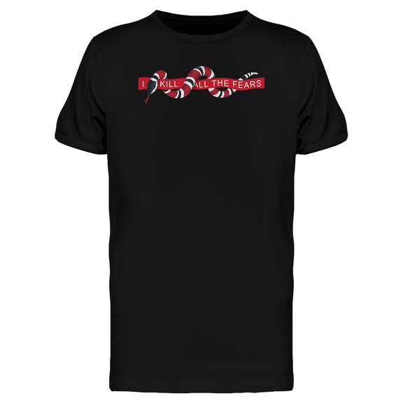 Kill The Fears Urban Coral Snake T-Shirt Men -Image by Shutterstock, Male Small