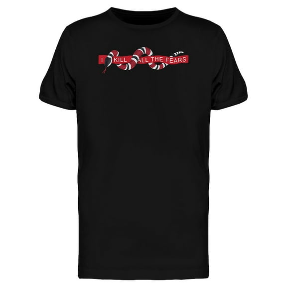 Kill The Fears Urban Coral Snake T-Shirt Men -Image by Shutterstock, Male x-Large