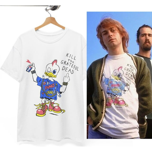 Kill The Grateful Dead Shirt (As Worn by Kurt Cobain/NIRVANA),Punk, Unisex S5XL