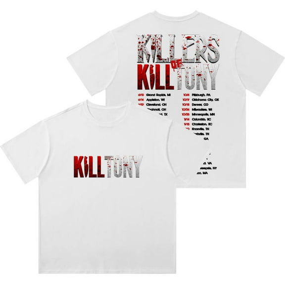 Kill Tony 2025 Tour Merch Vintage Wash T-Shirts Women Men Cotton Short Sleeve Tee