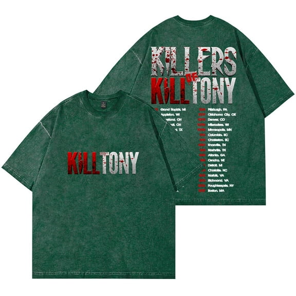 Kill Tony 2025 Tour Merch Vintage Wash T-Shirts Women Men Cotton Short Sleeve Tee