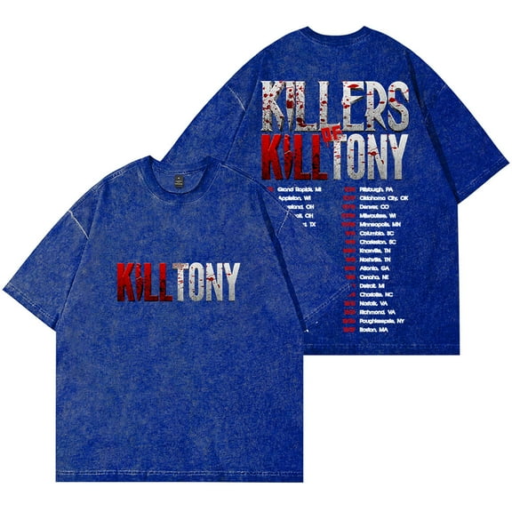 Kill Tony 2025 Tour Merch Vintage Wash T-Shirts Women Men Cotton Short Sleeve Tee