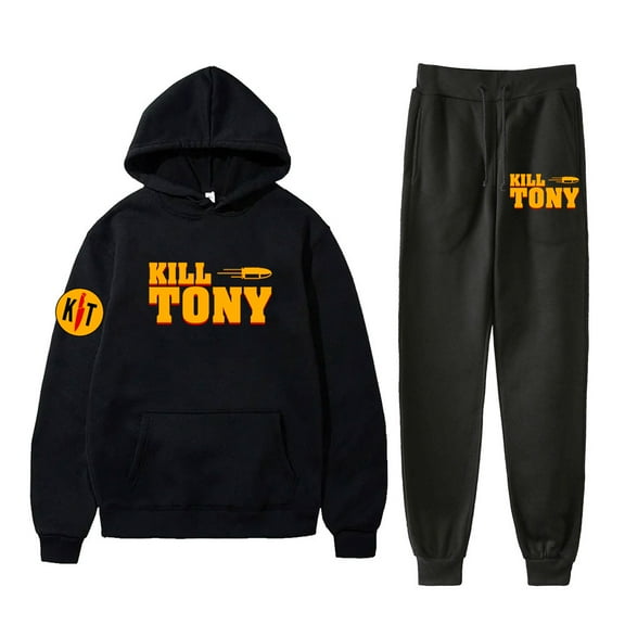 Kill Tony Logo Hoodies Jogger Pants Set Cosplay Unisex Fashion HipHop Streetwear Pullovers