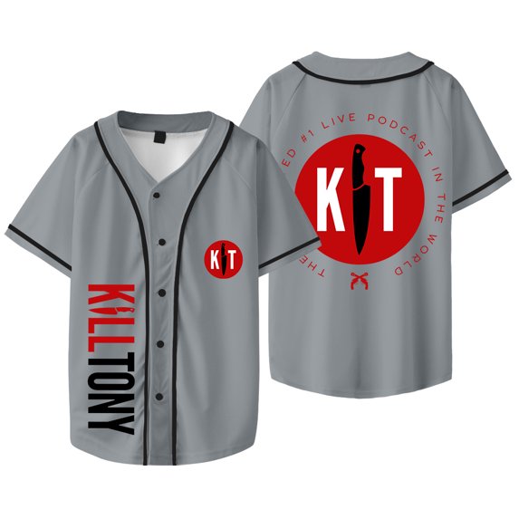 Kill Tony Logo Merch Baseball Jacket Tee Summer Women Men Fashion Short Sleeve V-neck T-Shirts