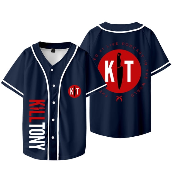 Kill Tony Logo Merch Baseball Jacket Tee Summer Women Men Fashion Short Sleeve V-neck T-Shirts