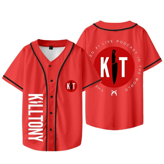 Kill Tony Logo Merch Baseball Jacket Tee Summer Women Men Fashion Short Sleeve V-neck T-Shirts