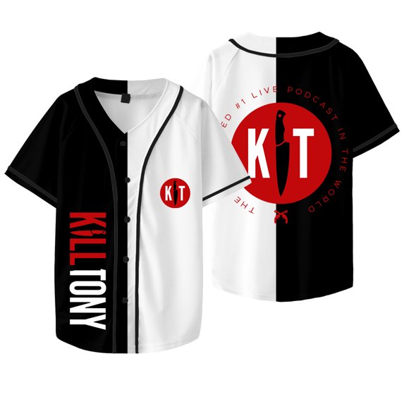 Kill Tony Logo Merch Baseball Jacket Tee Summer Women Men Fashion Short Sleeve V-neck T-Shirts