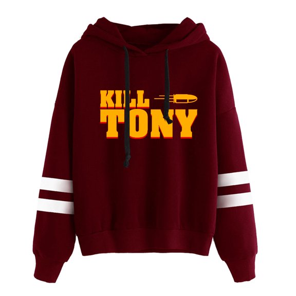 Kill Tony Logo Pullover Hoodies Unisex Fashion Pocketless Parallel Bars Sleeve Streetwear