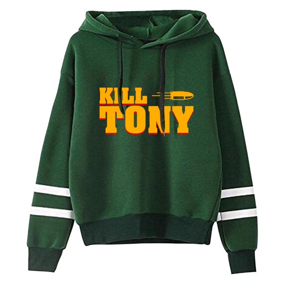 Kill Tony Logo Pullover Hoodies Unisex Fashion Pocketless Parallel Bars Sleeve Streetwear