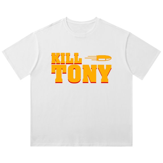 Kill Tony Logo Vintage Wash Tee Cosplay Unisex Fashion HipHop Short Sleeve Cotton T-Shirts