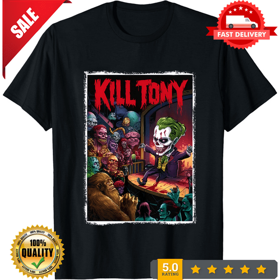 Kill Tony Podcast Comic Book Style T-Shirt Funny Stand-Up Comedian Gift Dark comedy Graphic Tee, NEW INSTOCK-TH70691