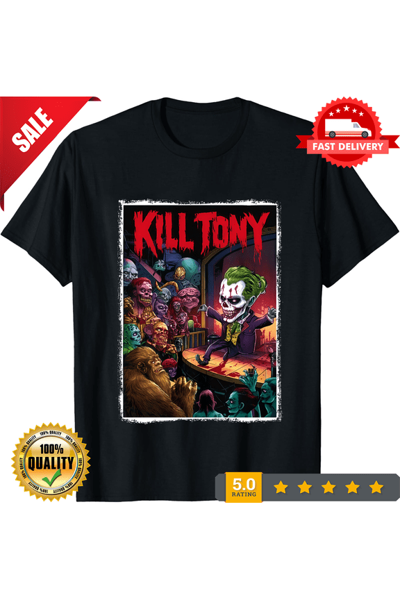 Kill Tony Podcast Comic Book Style T-Shirt Funny Stand-Up Comedian Gift Dark comedy Graphic Tee, NEW INSTOCK-TH70691