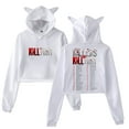 thumbnail image 1 of Kill Tony Tour 2025 Hoodie Cat Ears Hooded Sweatshirt Long Sleeve Crop Top Women's Clothes, 1 of 3