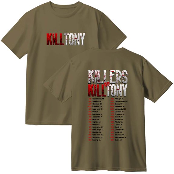 Kill Tony Tour 2025 Merch Cotton T-Shirt Women Men Casual Crewneck Short Sleeve Tee