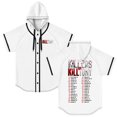 thumbnail image 1 of Kill Tony Tour 2025 Merch Hooded Baseball Jersey Short Sleeve Shirt Women Men Crewneck Tee, 1 of 3