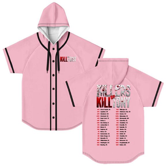 Kill Tony Tour 2025 Merch Hooded Baseball Jersey Short Sleeve Shirt Women Men Crewneck Tee