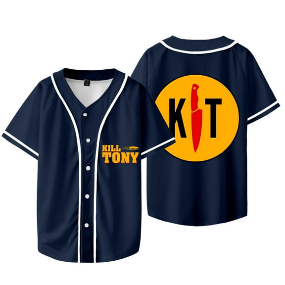 Kill Tony Tour Logo Merch Baseball Jacket Tee Summer Women Men Fashion Short Sleeve V-neck T-Shirts