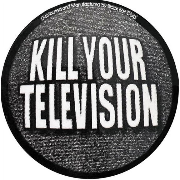 Kill Your Television - Sticker - 2 5/8" Round