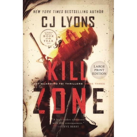 Pre-Owned Kill Zone: Large Print Edition: Volume 3 (Lucy Guardino FBI Thrillers) Paperback