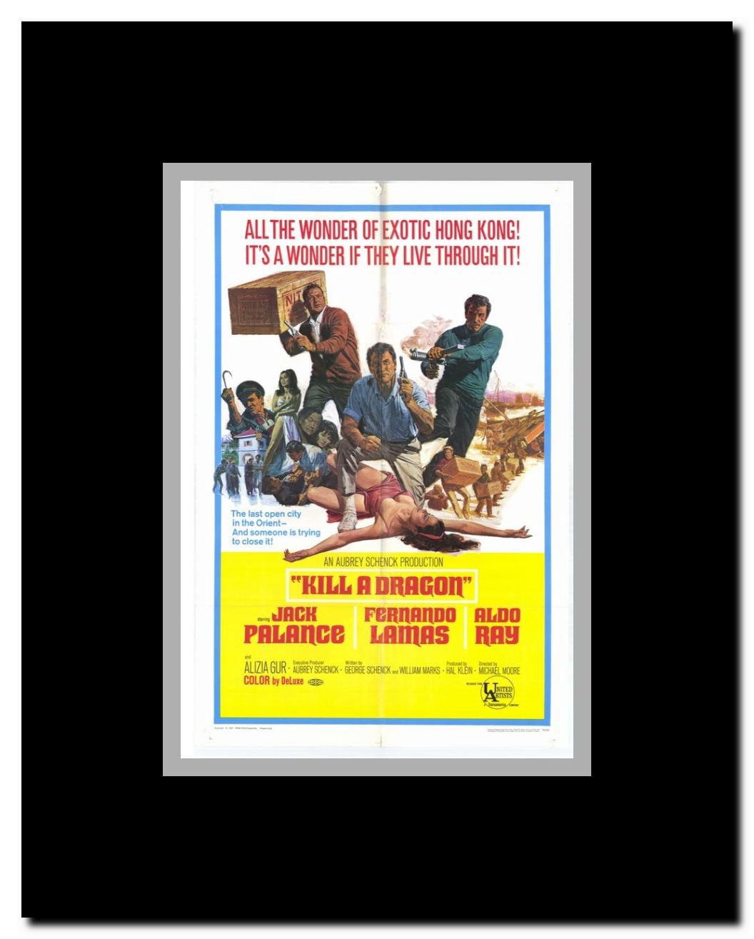 Kill a Dragon Framed Movie Poster