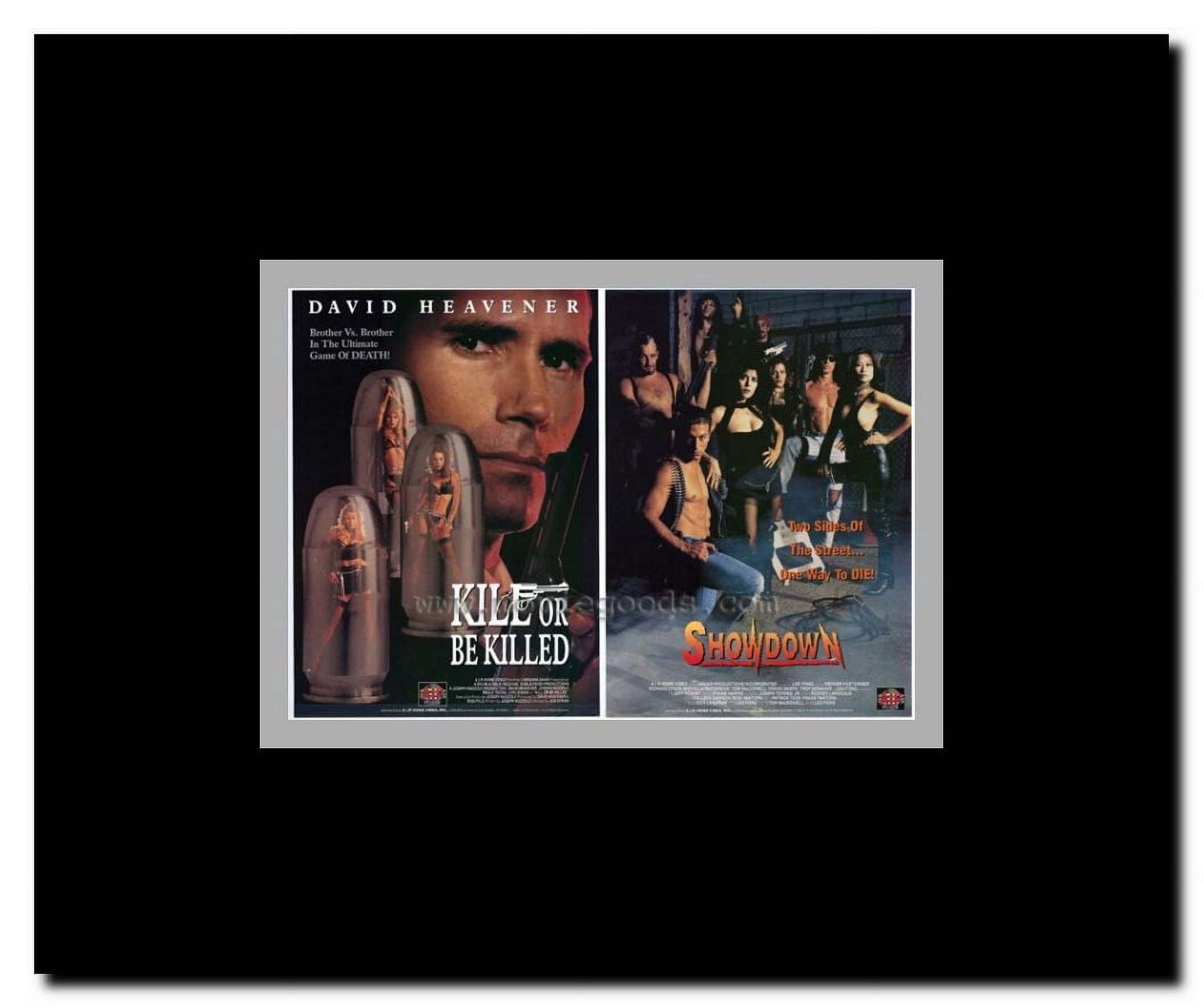 Kill or Be Killed/Showdown Framed Movie Poster