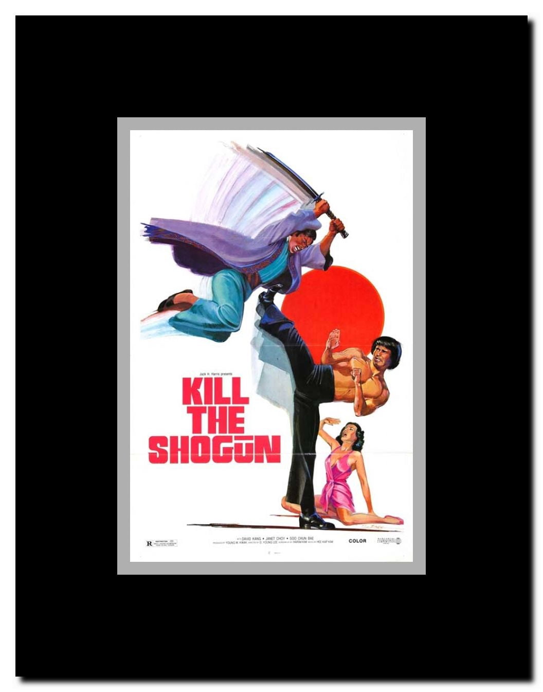 Kill the Shogun Framed Movie Poster