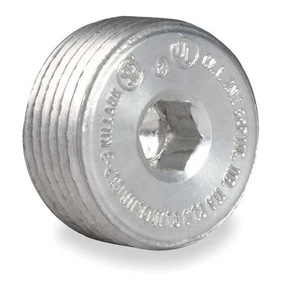 Hubbell Killark Blank Plugs,Aluminium,Trade Size 3/4in CUP-2