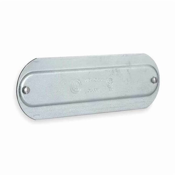 Killark OL-20, Conduit Body Cover, 3/4In Stamped Aluminum Cover, 1 PC