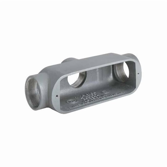 Hubbell Killark Conduit Outlet Body,Aluminum,Trd Sz 1in OTB-3