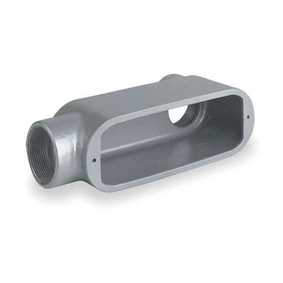 Hubbell Killark Conduit Outlet Body,Aluminum,Trd Sz 2in OLB-6