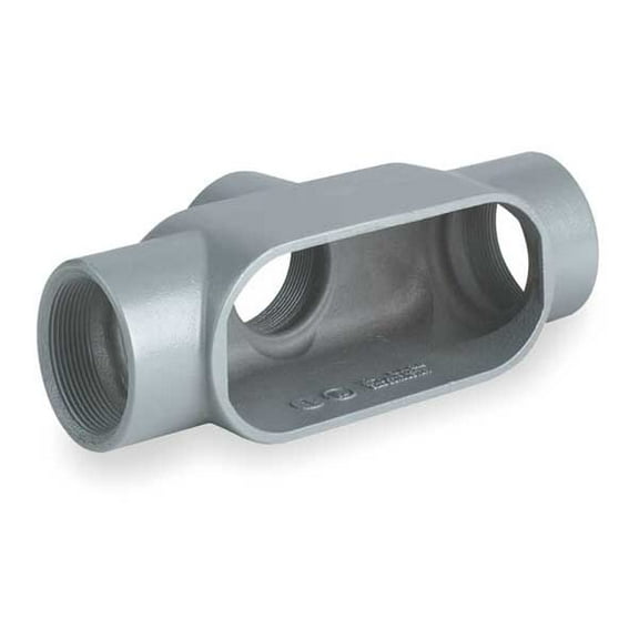 Hubbell Killark Conduit Outlet Body,Iron,Trd Sz 1 1/2in TB57