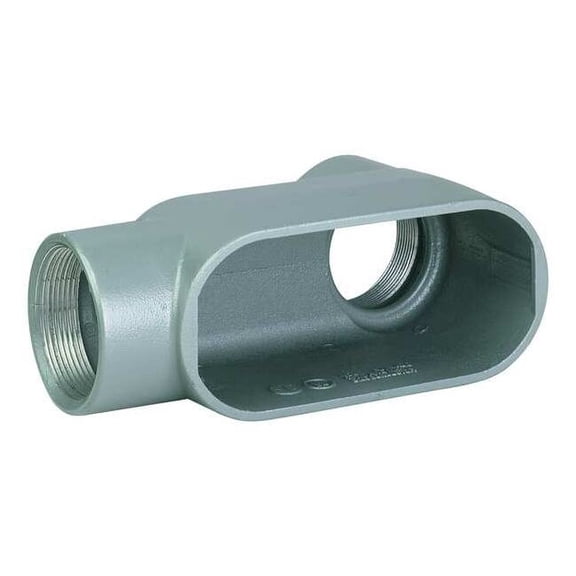 Hubbell Killark Conduit Outlet Body,Iron,Trd Sz 1/2in OLB-1M