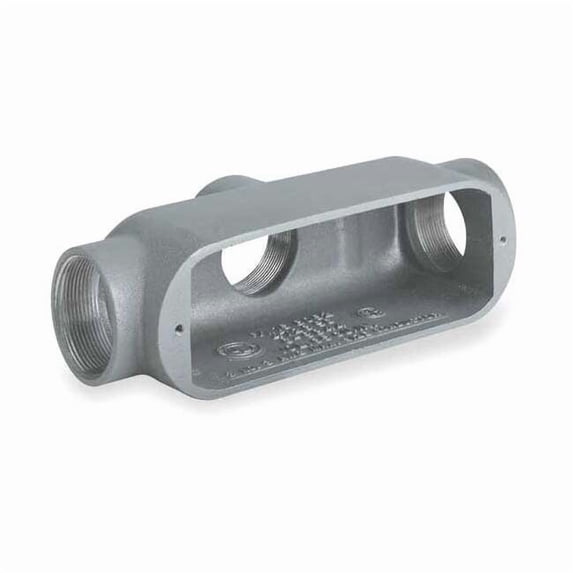 Hubbell Killark Conduit Outlet Body,Iron,Trd Sz 1/2in OTB-1M