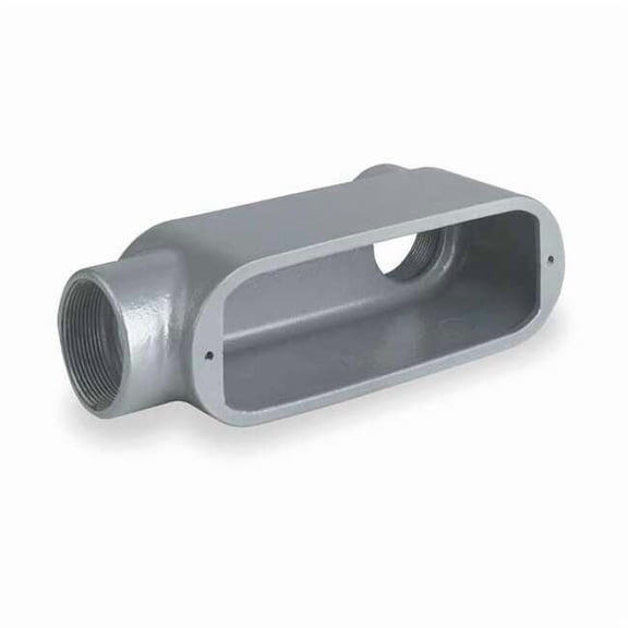 Hubbell Killark Conduit Outlet Body,Iron,Trd Sz 2in OLB-6M