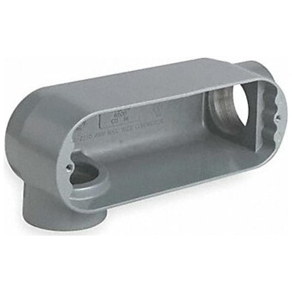Hubbell Killark Conduit Outlet Body,Iron,Trd Sz 2in OLR-6M