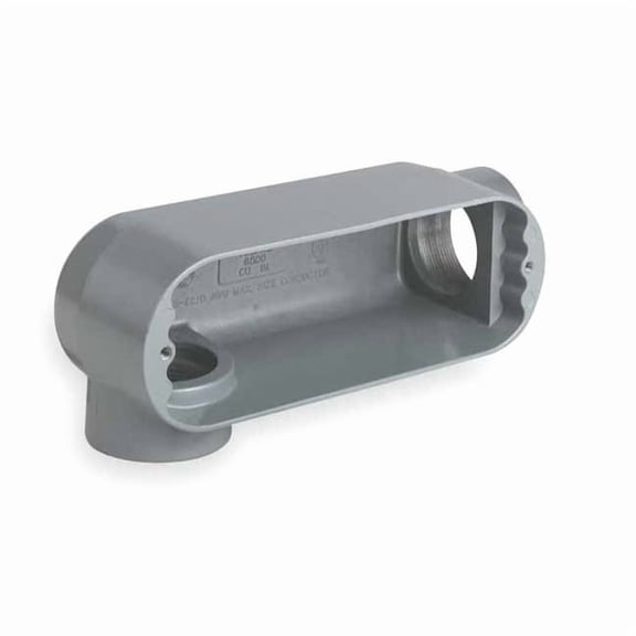 Hubbell Killark Conduit Outlet Body,Iron,Trd Sz 3/4in OLR-2M