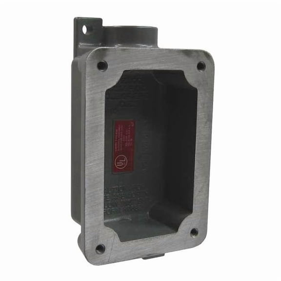 Hubbell Killark Device Box,3/4In Hub,15.5Cu-In FXB-2