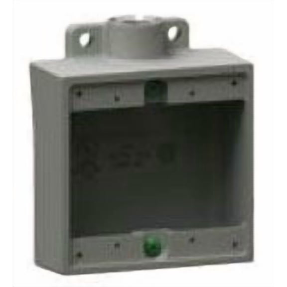 Killark 2FS-1, Cast Device Box, Device Box 2Gang Shlw Al 1/2In, 1 PC