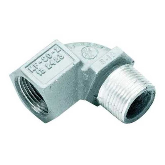 Hubbell Killark Elbow,Iron,Trade Size 1/2in MF-90-1MWW
