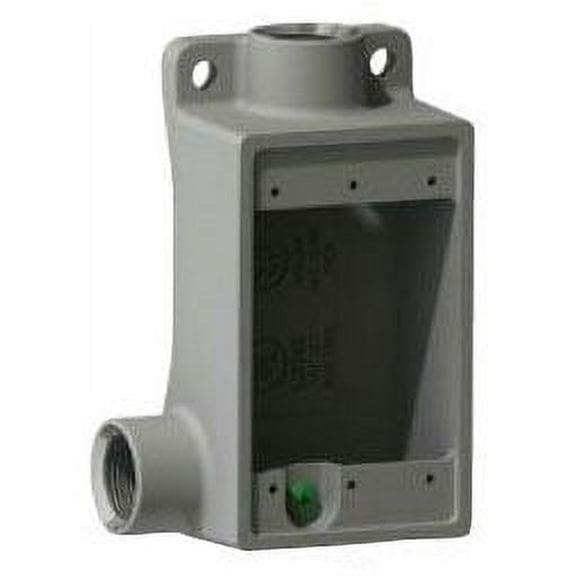 Killark FSL-2, Cast Device Box, Fsl 3/4In Al Shall Feed Thru, 1 PC