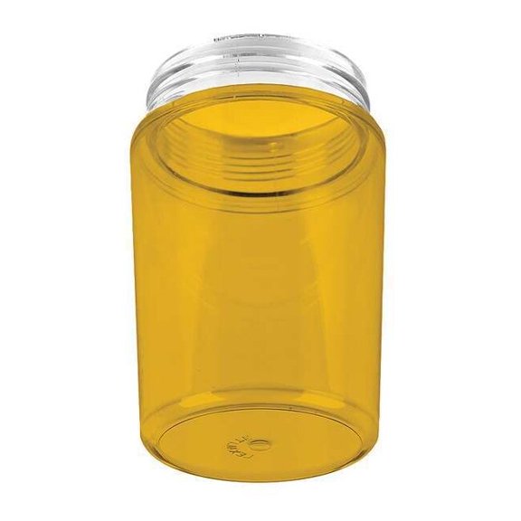 Hubbell Killark HazLoGlobe,3 1/2"L,3 1/2"W,5 1/4"H,Amber VPLCG-100A