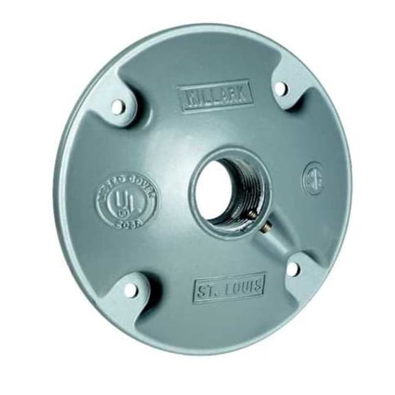 Hubbell Killark Hub Cover,1/2 Hub Size,Killark VJ Series VJH-1WW