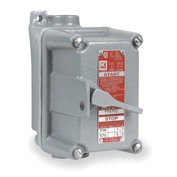 Hubbell Killark Motor Starter Switch, NEMA 3, Handle FXSX52