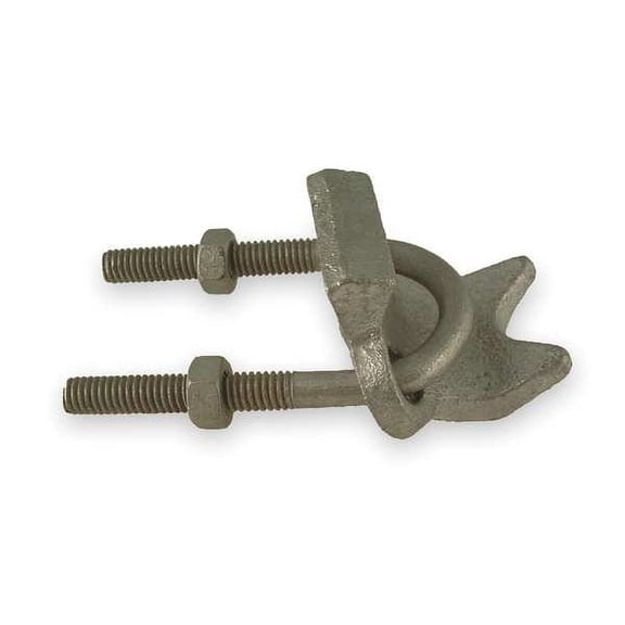 Hubbell Killark Right Angle Clamp,Steel,Overall L 6in RACC300